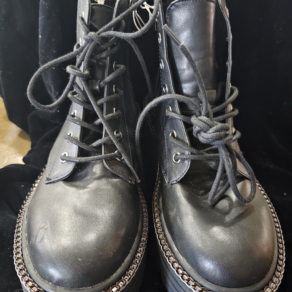 BCBGeneration Black Combat Boots - image 3